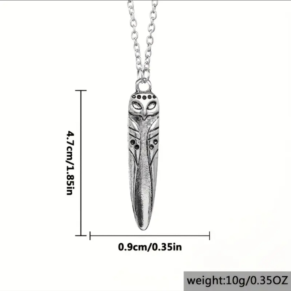 BEST SELLER #2 Silvery beautiful Owl 🌙 necklace - Picture 4 of 5
